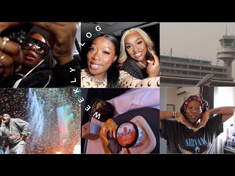 Weekly Vlog |London for 48hrs, Hosting my mum in Lagos, Davido 02 concert,Travelling to Atlanta.