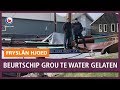 REPO: Beurtschip Grou na restauratie feestelijk te water gelaten