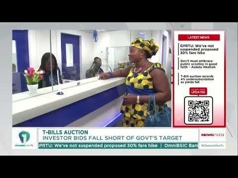 T-Bills: Investor Demand Drops Below GH¢4.12bn Government Target | Ghana News
