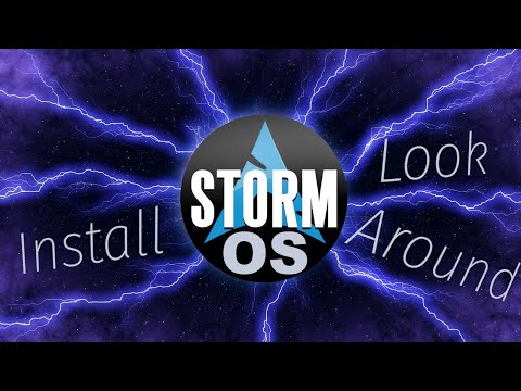 StormOS Install and Look Around