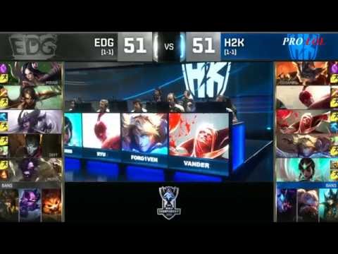 [Highlights] EDG vs H2K WCS 2016 D4 - Oct 02, 2016 Edward Gaming vs H2K Gaming