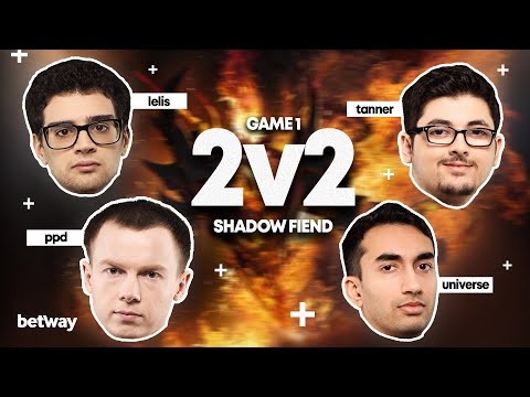 PPD & Lelis vs UNIVERSE & Tanner | Shadow Fiend MID 2vs2 | Ninjas in Pyjamas