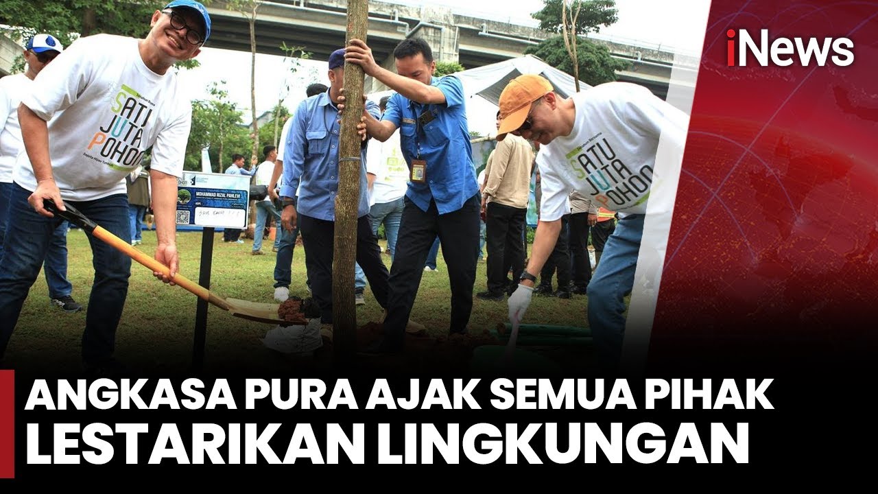 Penanaman Sejuta Pohon di Bandara, Angkasa Pura Ajak Lestarikan Lingkungan | iNews Siang 10/9
