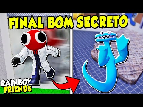 NOVO FINAL BOM SECRETO DO CHAPTER 2 DE RAINBOW FRIENDS | COMO SOBREVIVER (ROBLOX)