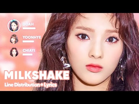 FANATICS-FLAVOR - MILKSHAKE (Line Distribution + Lyrics Karaoke) PATREON REQUESTED