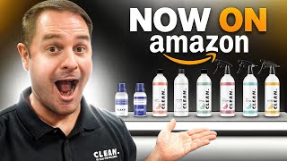 BIG NEWS! CLEAN By Pan Detailing Products Are Now on Amazon!