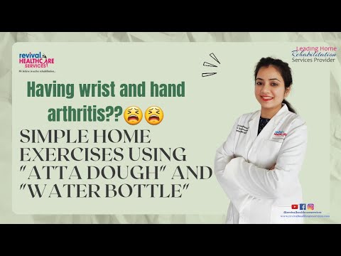 Home exercises for wrist and hand arthritis.#osteoarthritis #jointpain #physiotutor #drankitasharma