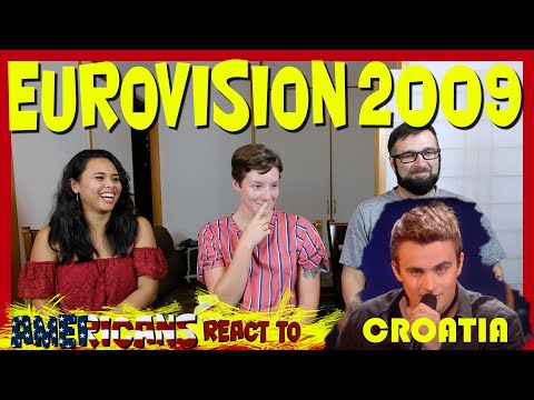 Americans react to Eurovision 2009 Croatia Igor Cukrov feat. Andrea Lijepa Tena