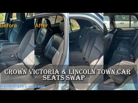 I swapped Crown Victoria Seats With Lincoln Town Car Seats--- How hard is it? Is that can be done?..