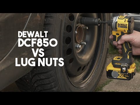 DeWALT DCF850 removing lug nuts