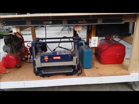 Mobile Workbench With Built-in Table & Miter Saws : 8 Steps (with Pictures) - Instructables Mobile Workbench With Built-In Table & Miter Saws : 8 Steps (With Pictures) - Instructables