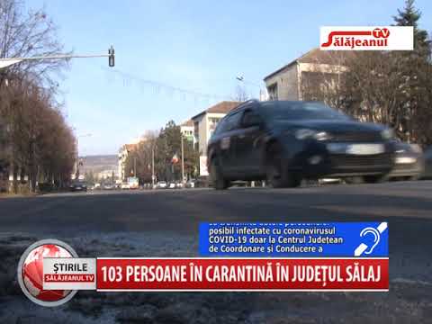 103 PERSOANE IN CARANTINA IN JUDETUL SALAJ