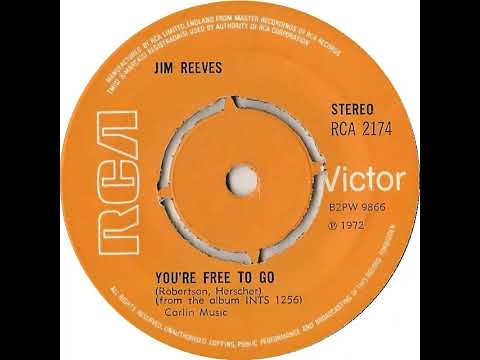 UK New Entry 1972 (38) Jim Reeves - You're Free To Go