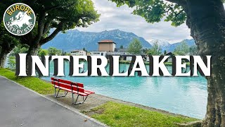 🇨🇭Interlaken, Switzerland - 🏞 Peaceful & Scenic Walk in a Stunning Swiss Town - 4K HDR Walking Tour