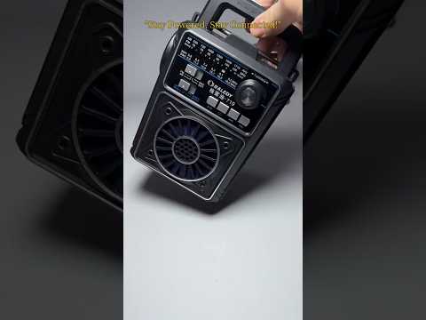 "The Ultimate All-in-One Solar Hand Crank Radio with Bluetooth"