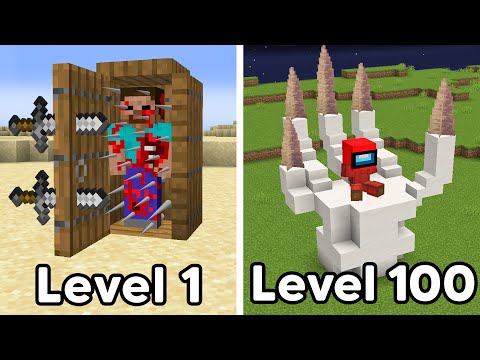 Scary Minecraft Build Hacks From Level 1 to Level 100