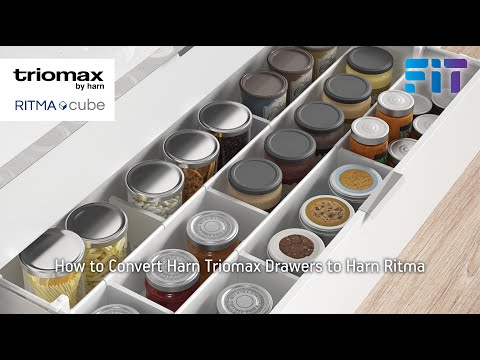 Looking to Convert Harn Triomax Soft Close Drawers to the Harn Ritma System? Here's a 'How To'.
