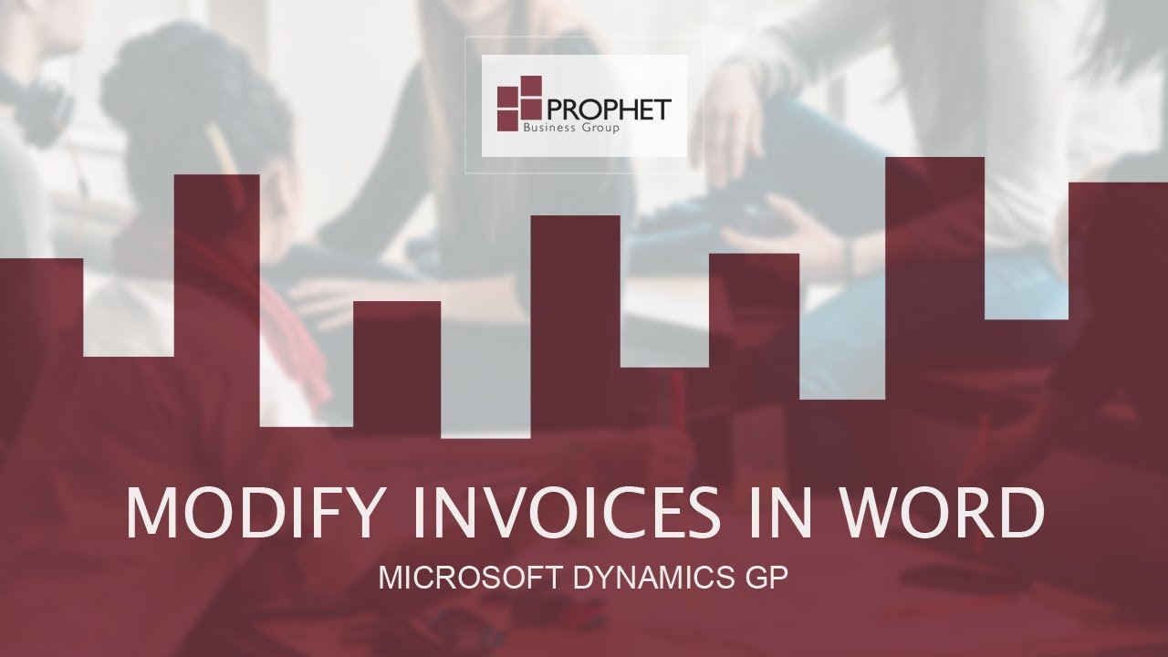:: Modify Invoices Using Word Templates - Microsoft Dynamics GP