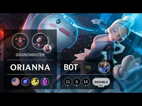 Orianna Bot vs Ezreal - NA Grandmaster Patch 9.22
