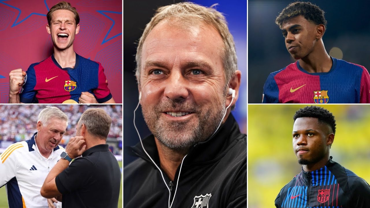 Hansi Flick SPEAKS on Frenkie de Jong, Real Madrid, rotation, his favourite FCB player & Osasuna!