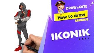 How to draw Ikonik easy | Fortnite Season 8 tutorial
