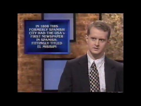 Jeopardy, Ken Jennings DAY 50 - $800 wager on 2nd Daily Double (10/5/04)