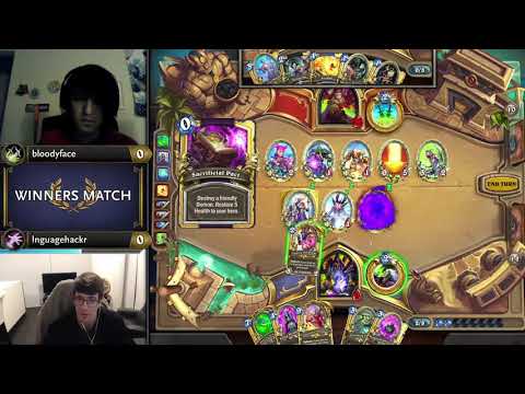bloodyface vs lnguagehacker - Group B Winners - Hearthstone Grandmasters AM 2020 Season 2 - Week 1