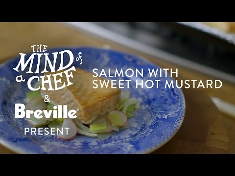 Salmon with Sweet Hot Mustard Recipe from David Kinch Mind of a Chef Powered by Breville