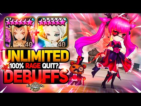 THIS TEAM IS INSANE! UNLIMITED DEBUFFS in Summoners War