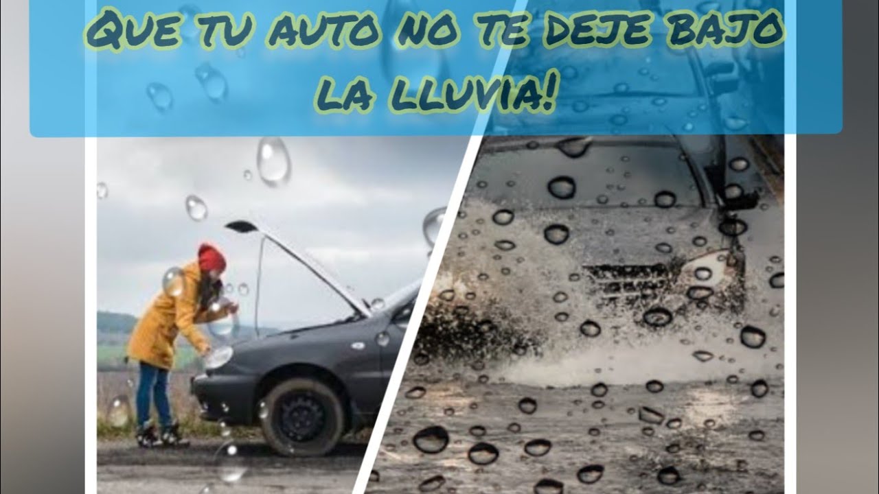 prepara tu auto para la temporada de lluvia!