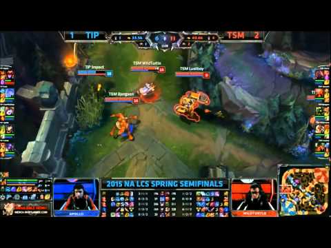 NA LCS TSM vs TIP Game 4 Highlights Playoffs Semifinals 2015