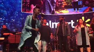 J.J. Hairston sings “No reason to fear” live at the Essence Music Festival featuring Tiffany Boone