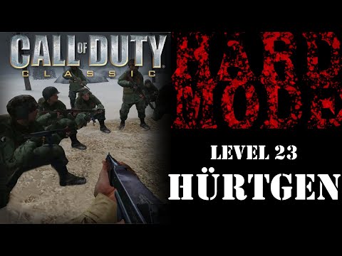 Call of Duty Classic - Level 23 - Hürtgen | VETERAN DIFFICULTY | Walkthrough | Let's Play COD 1