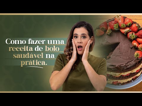 COMO FAZER UM BOLO SAUDÁVEL EM 1 MINUTO - ALÊ COMER BEM