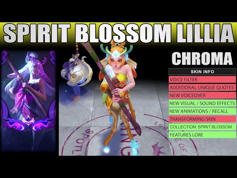 Spirit Blossom Lillia Citrine Chroma - League Of Legends