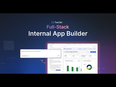 ToolJet 3.0 공식 영상 미리보기