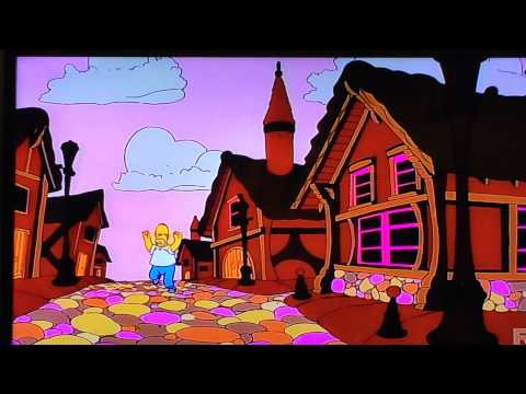 Homer Simpson in: The land of chocolate