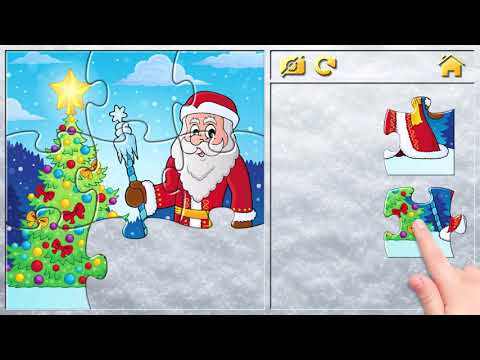 Christmas Puzzles for Kids Video