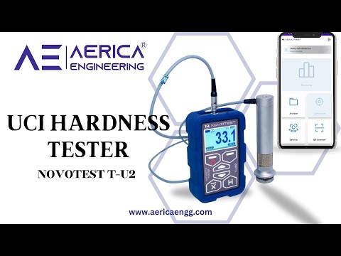 UCI Hardness Tester NOVOTEST T-U2: Best Testing Tool by Aerica Engineering #UCIHardnessTester