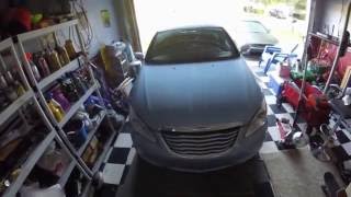 Chrysler 200 install battery, add ground wire, no start no crank fix