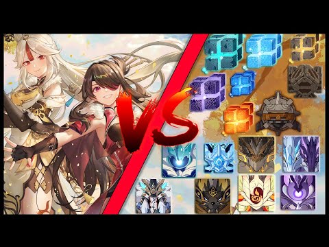 Beiguang Coop Against All World Bosses In The Game - Genshin Impact