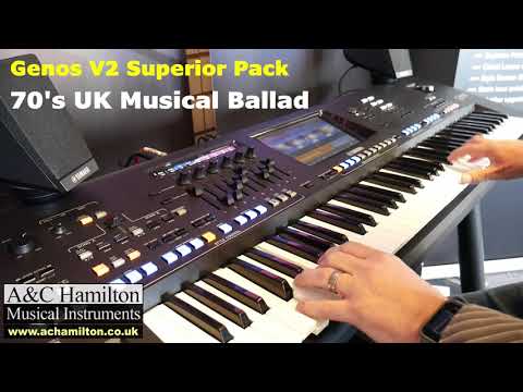 Yamaha Genos Version 2 Superior Pack Demonstration