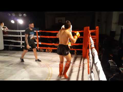 🥊Martin Pelosi Vs Sebastian Fernandez - KICK BOXING - SEMI PRO - Campeones Del Pueblo