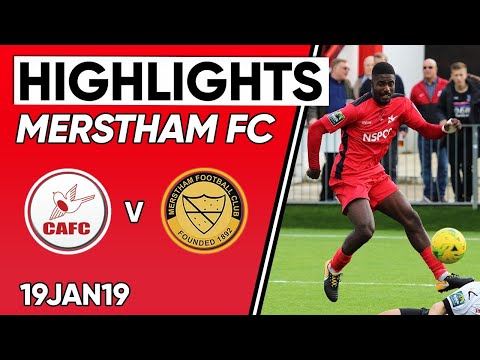 Highlights - Carshalton Athletic vs Merstham FC | 19th January 2019