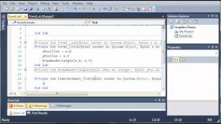 Visual Basic Tutorial - 166 - Animating Graphics