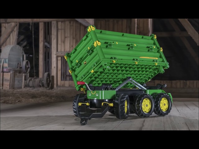 Vídeo relacionado con Rolly Toys 12/504/3 Rollymulti Trailer John Deere - Remolque de juguete de 3 ejes , Modelos/colores Surtidos, 1 Unidad