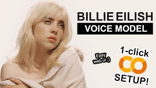Billie Eilish AI Voice Model - RVC 1-CLICK Google Colab Setup