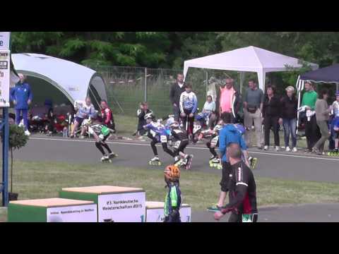 Speedskating Norddeutsche Meisterschaften 2015 Meißen 100m Sprint Finale B10 Damen