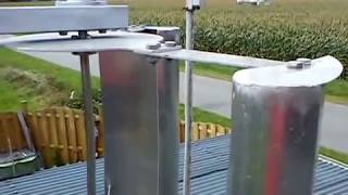 Vertikales Windrad (VAWT) C-Rotor - vertikal axis wind turbine 120x100cm