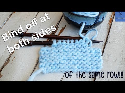 Bind off at both sides of the same row: Armhole knitting tip - So Woolly